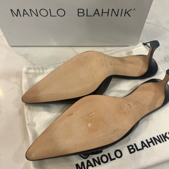 Manolo Blahnik Sling Backs - Picture 3 of 6